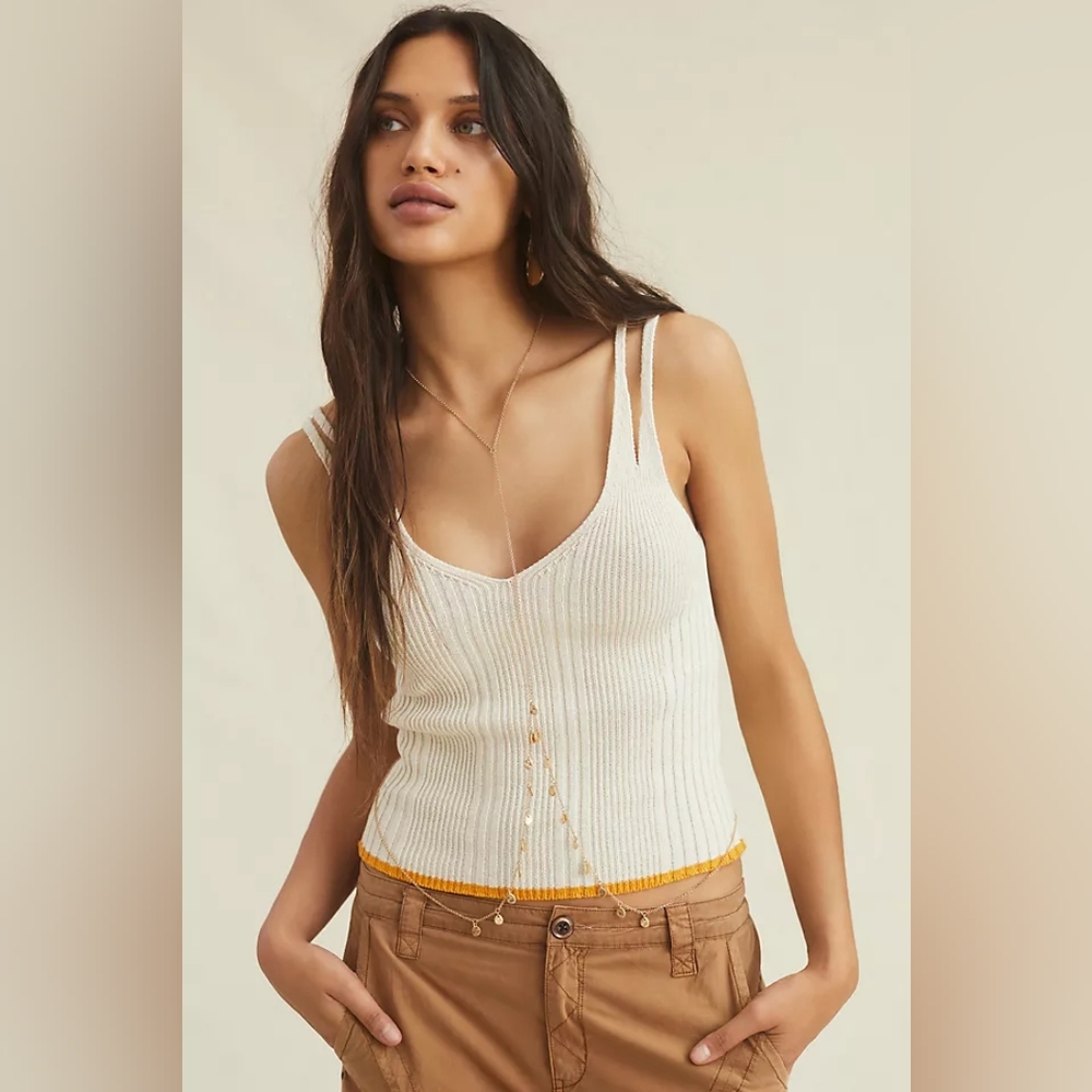 Pilcro Double Strap Sweater Tank